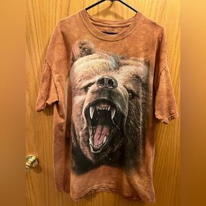 The Mountain T Shirt Bear Scene Outdoors 2xl Made In The USA